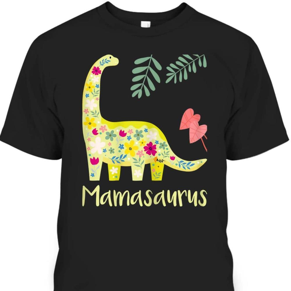 Mamasaurus Mothers Day Tshirt Cute Gift For Mom - Picture 1 of 4